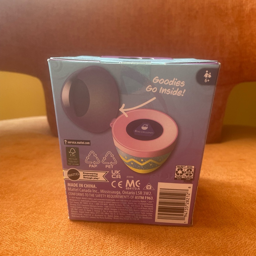 Easter Egg Mattel Magic 8 Ball Toy - Picture 3 of 5